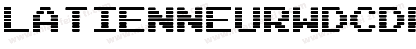 LatienneURWDCDReg I字体转换